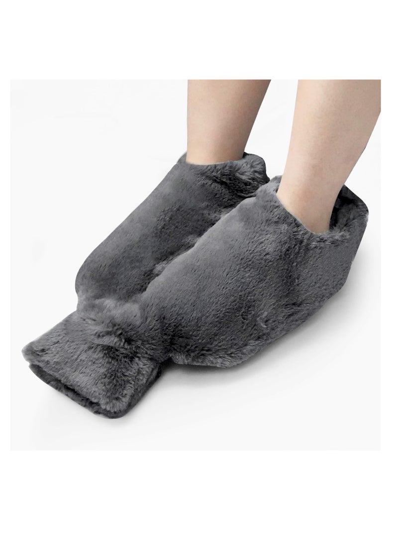 Excefore Hot Water Bottle for Feet, 2l Large Rubber Foot Warmer ot Water Bottle, Cold Feet Warming, for Pain Relief Neck and Shoulders, Foot Warming, Menstrual Pain, Bpa-Free Hot Water Bag - Image 1