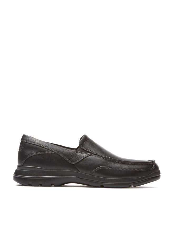 Rockport حذاء روك بورت للرجال من نوع جانكشن بوينت، أسود، 10 عريض - Image 1