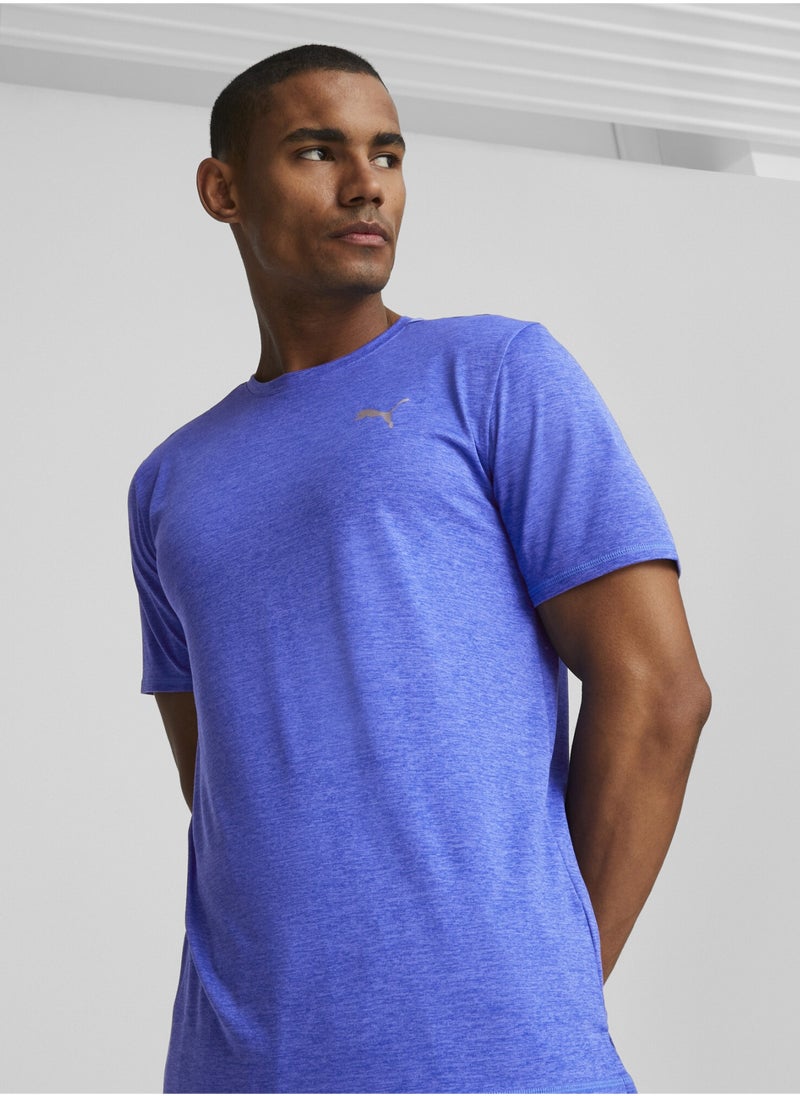 PUMA - RUN FAVOURITE Heather Running Mens Shortsleeve T-shirt - Image 1