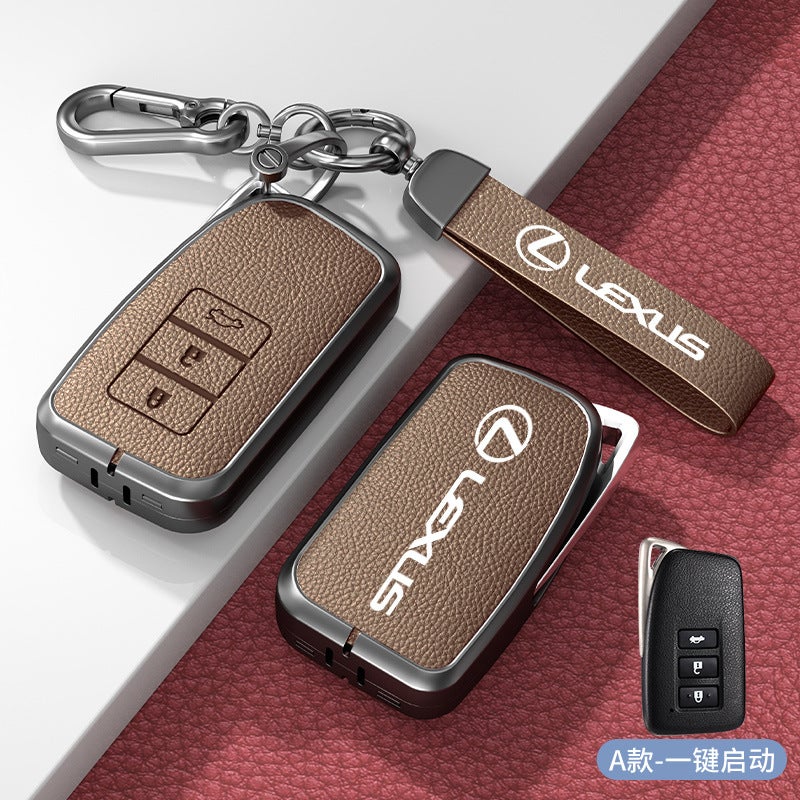 LEXUS Luxury Zinc Alloy Key Case for Lexus Models - Compatible with ES200, ES300H, RX300, RX350H, NX260, and more - Image 1