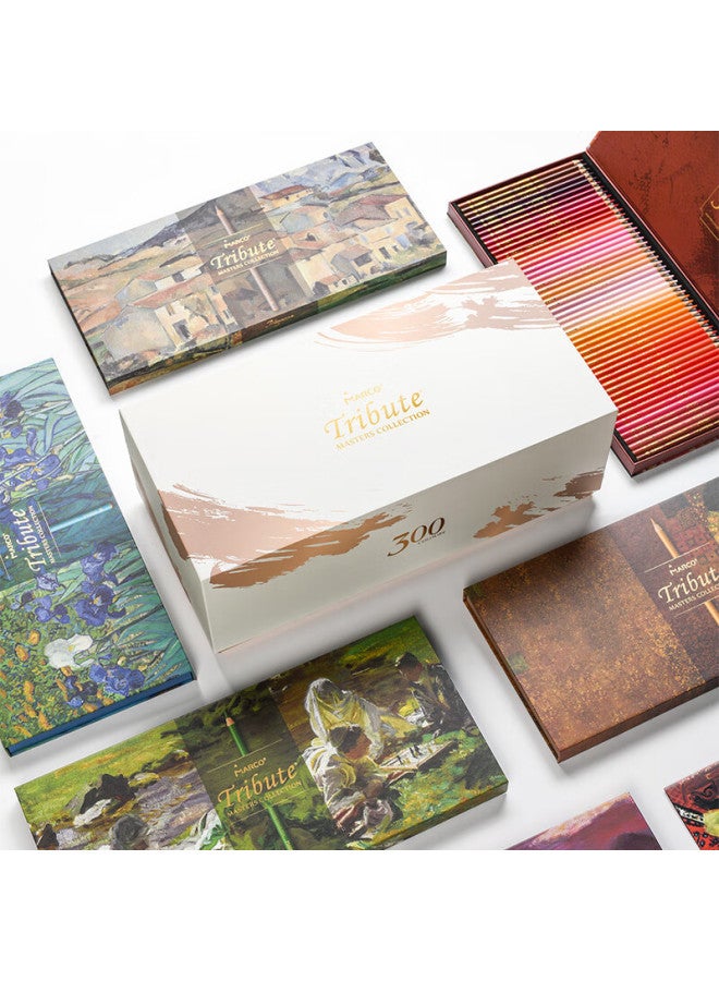 Marco 300-color Oil-based Collector's Edition Master Gift Box, Colored Pencils, Professional Art Exam Student Drawing Set, Birthday Gift, Painting Diy, Children's Day Gift For Boys And Girls - Image 3
