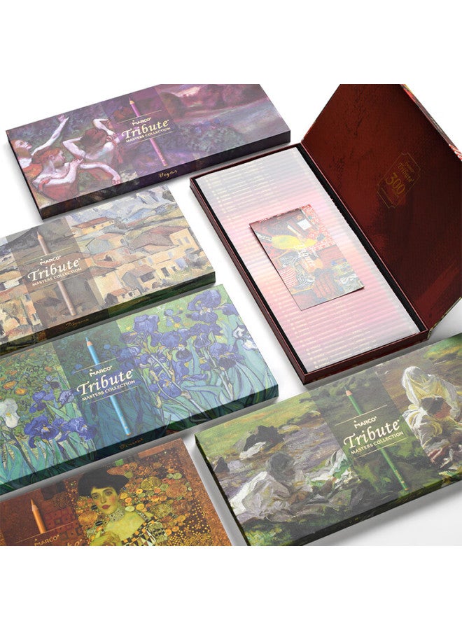 Marco 300-color Oil-based Collector's Edition Master Gift Box, Colored Pencils, Professional Art Exam Student Drawing Set, Birthday Gift, Painting Diy, Children's Day Gift For Boys And Girls - Image 5