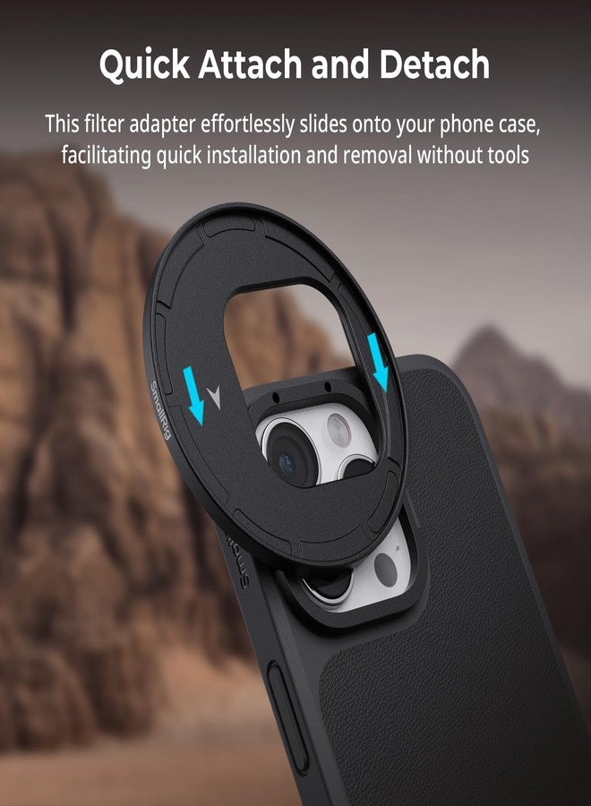 SMALLRIG Magnetic 67mm Filter Ring Adapter for SmallRig Phone Case (for iPhone 16 Series 4987/4988), Compatible with SmallRig 67mm Magnetic Filter Series (4726/4581 / 4582/4583) - 4993 - Image 4