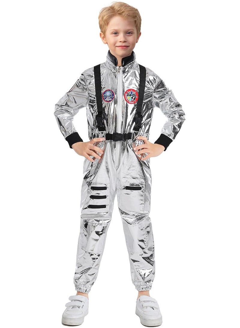 2025 الأطفال الجدد زي رائد الفضاء,الأولاد والبنات زي رائد الفضاء للتظاهر باللعب,الأطفال الفضاء Jumpsuit الفضاء التظاهر باللباس حتى زي هالوين للأطفال - Image 1