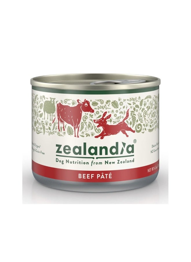 ZEALANDIA - Zealandia Delux Adult Dog Beef Pate 185gm - Image 1