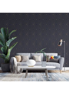 Geometry Pattern Luxury Fabric Wallpaper Covers An Area ​​Up To 4.2Mx3M With Adhesive  And Smoothing Tool - pzsku/ZEB517B530A8B0B8F60ECZ/45/_/1730909866/339183d2-816a-49ab-a7b6-f18ad702eec8