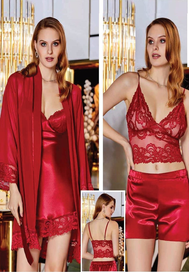 Jeremi Set of 4 with Satin Bustier - Image 2