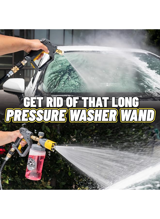 Generic Snubby Pressure Washer Gun, Foam Cannon Attachment, For Gas & Electric Pressure Washers  - Image 5