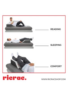 ricrac Multi-Usage Orthopedic Wedge Pillow – Soft Foam for Acid Reflux, Sleep & Comfort Support.  - Image 3