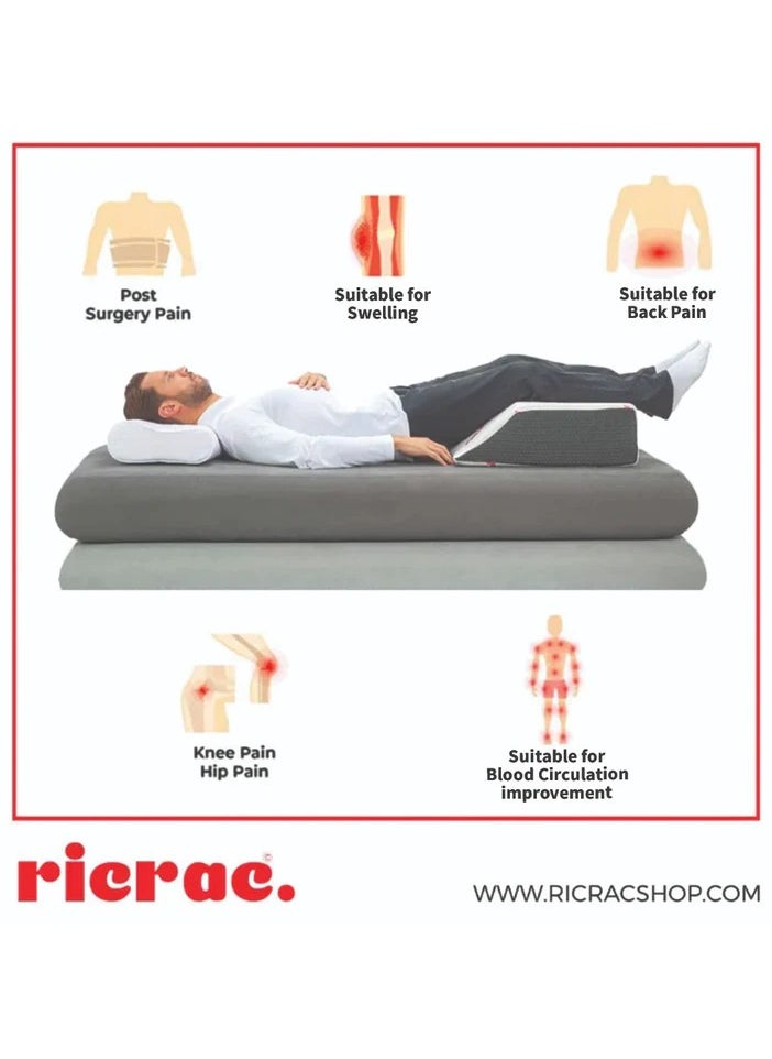 ricrac - Multi-Usage Orthopedic Wedge Pillow – Soft Foam for Acid Reflux, Sleep & Comfort Support. - Image 1