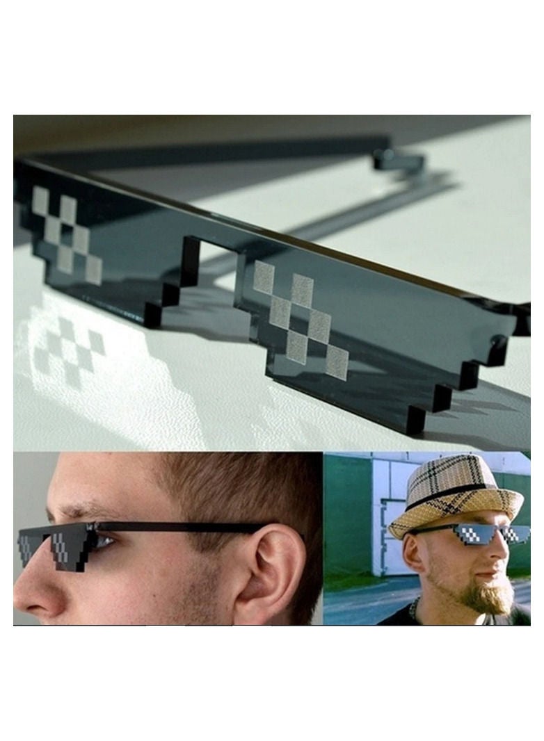 Generic Thug Life or Pixel Sunglasses for Adults or Kids Party  - Image 2