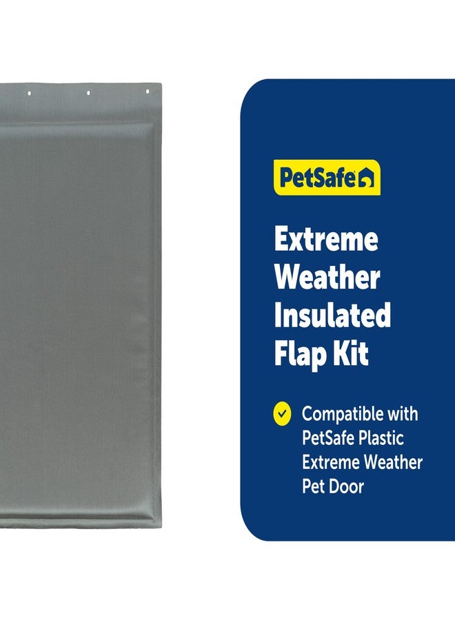بيت سيف طقم غطاء عازل للحيوانات الأليفة من PetSafe مقاوم للظروف الجوية القاسية - طقم غطاء بديل - مادة غطاء متينة - طقم بديل كامل - حماية من الحرارة والبرودة - باب دخول للحيوانات الأليفة مناسب لجميع الفصول - كبير - Image 5