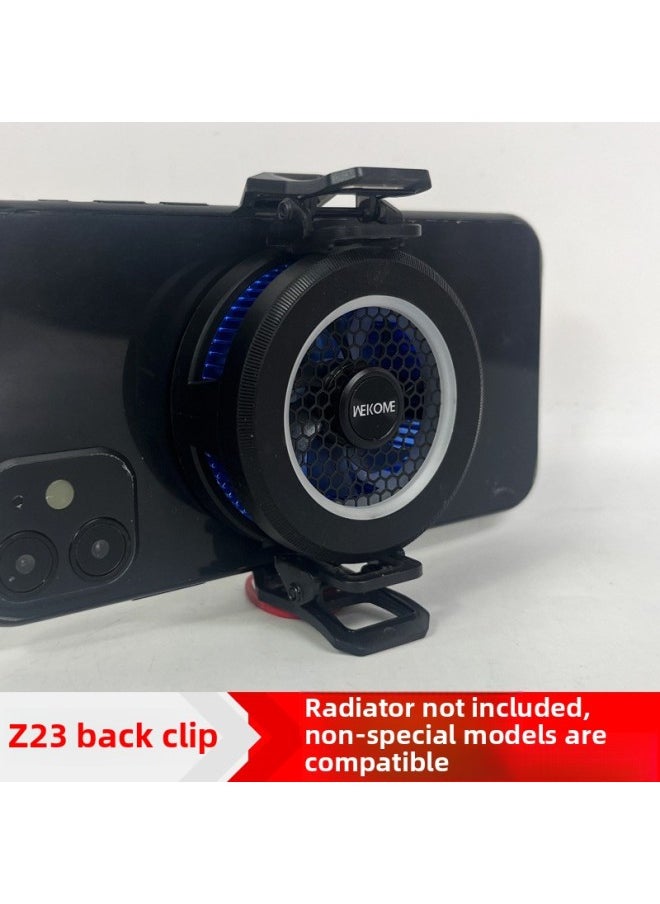 Generic Mobile Phone Radiator Back Clip Elastic Back Clip With Silicone Mobile Phone Semiconductor Back Clip Radiator Clip Accessories-Color:Z23 Back Clip [matching Al19 Radiator]  - Image 1