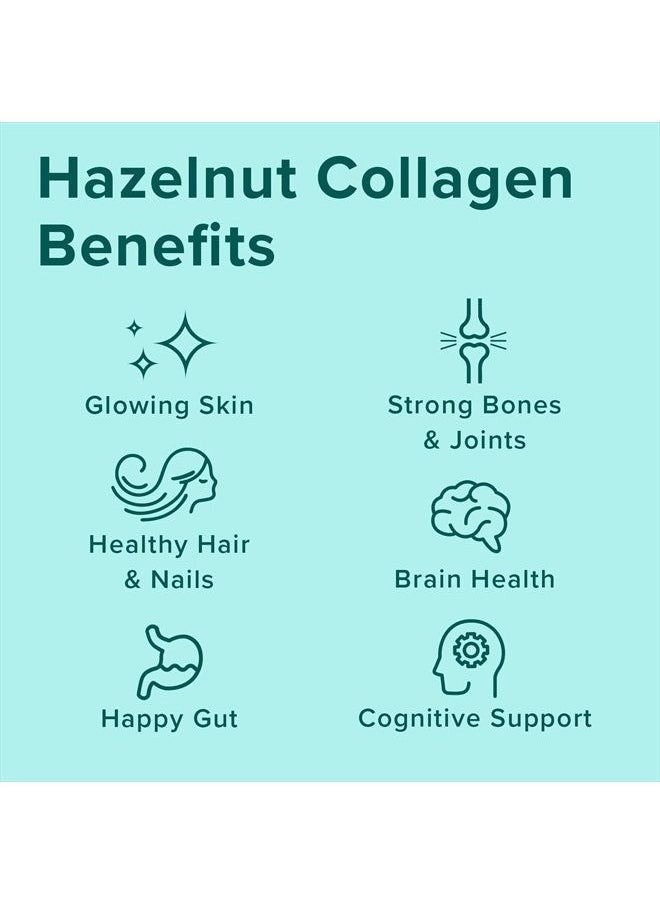 Further Food Collagen Peptide Powder Hazelnut Blend with Lion's Mane Mushroom, Grass-Fed Hydrolyzed Type 1 & 3 Protein, Gut Health + Joint, Hair, Skin, Nails, Paleo Keto Sugar-Free (28 Servings)  - Image 3
