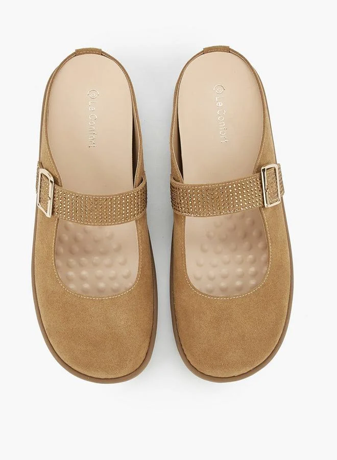 لو كونفورت Women Embellished Mary Jane Shoes