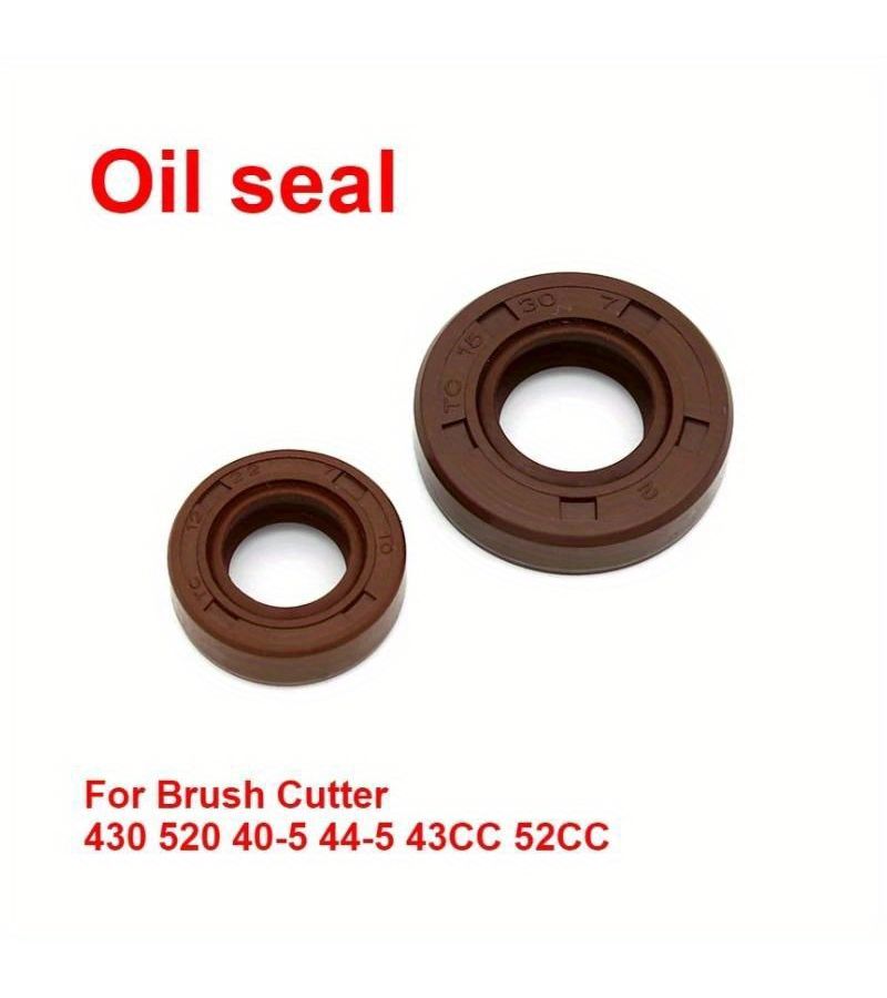 Black Universal 40mm 5mm Oil Seal Kit Double Lip Rubber Shaft Set Replacement - Image 3