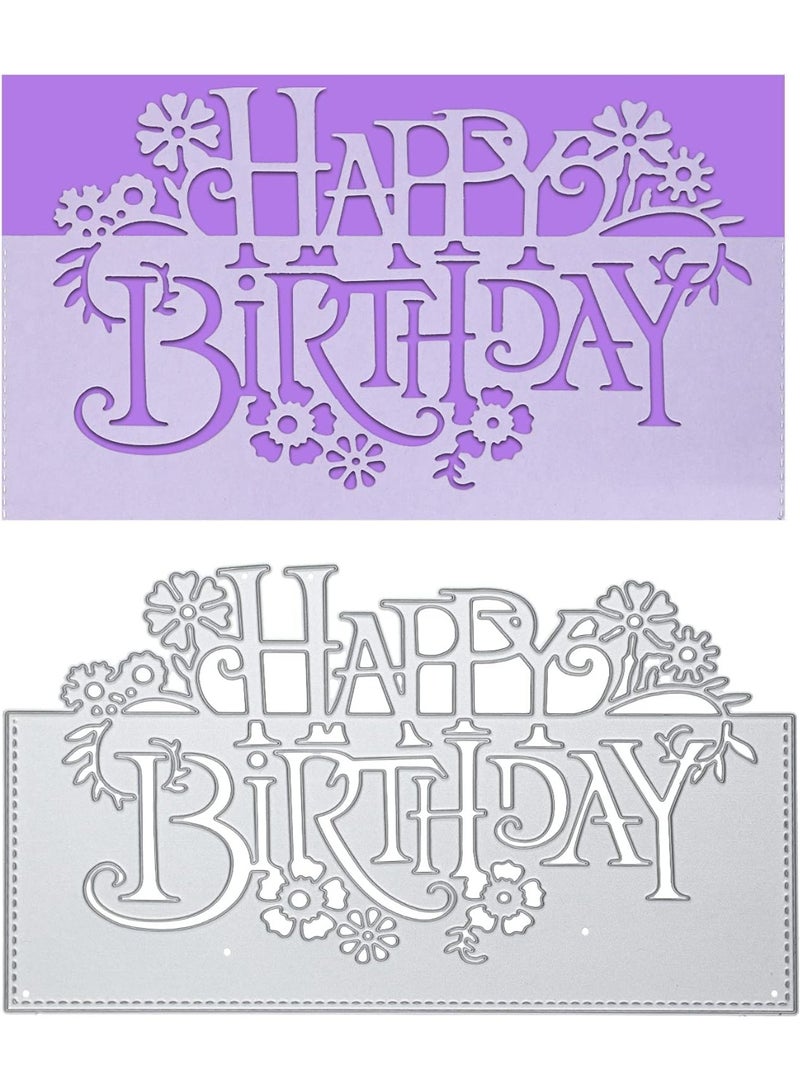 SYOSI Die Cuts for Card Making, DIY Scrapbook Paper Crafting, Album and Birthday Cards Decoration, Metal Flower, Butterfly, Lace and Bird Cutting Embossing Stencil Templates, (6 Styles, 6 Pcs) - Image 4