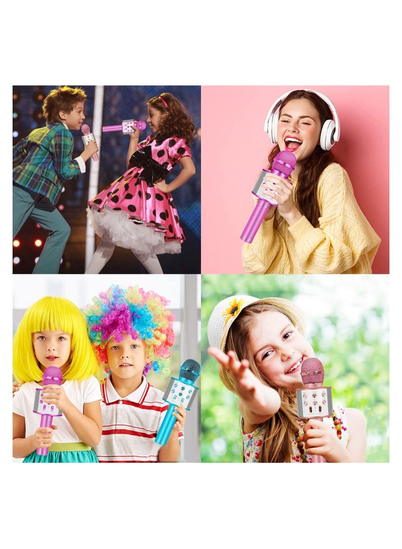 Karaoke Machine Microphone For Kids Toys,Toddler Microphone For 3 4 5 Year Old Girl Birthday Gifts,Girls Toys For 6 7 8 Year Old Girl Gifts,Christmas Birthday Gifts For 9 10 11 12 Year - Image 5