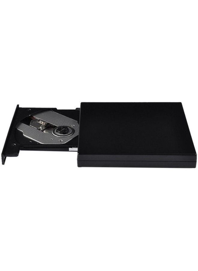 NIBEMINENT External DVD Driver, Protable USB 2.0 CD ROM Drive Burners Player Writer for Laptops, Desktops, Notebooks Black  - Image 4