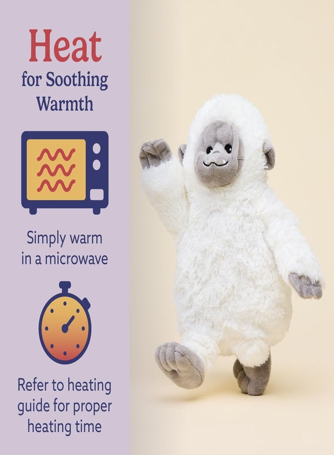 warmies Microwavable & Weighted Stuffed Animals, Yeti - Heated Stuffed Animal Plushie for Warmth & Comfort - Cute Soft Plush Toys for Adults & Children (Boys, Girls, Babies & Toddlers) - Image 4