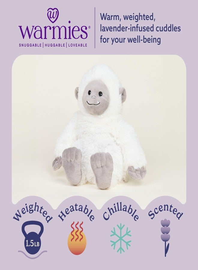 warmies Microwavable & Weighted Stuffed Animals, Yeti - Heated Stuffed Animal Plushie for Warmth & Comfort - Cute Soft Plush Toys for Adults & Children (Boys, Girls, Babies & Toddlers) - Image 2