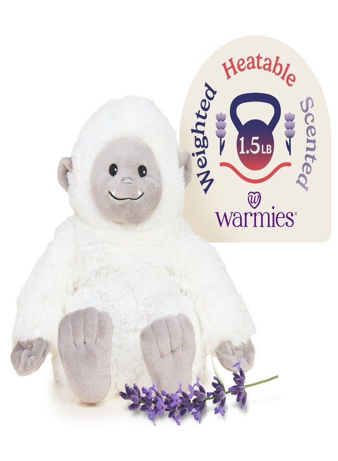 warmies Microwavable & Weighted Stuffed Animals, Yeti - Heated Stuffed Animal Plushie for Warmth & Comfort - Cute Soft Plush Toys for Adults & Children (Boys, Girls, Babies & Toddlers) - Image 1