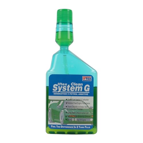IFTEX Clean System G for All Petrol Cars (200 ml) / e20 Petrol Fuel Treatment and Injector Cleaner for Cleaning deposits and Mileage Improvement for Petrol Cars (200 ml) - Image 1