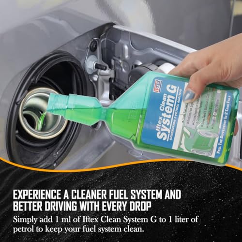 IFTEX Clean System G for All Petrol Cars (200 ml) / e20 Petrol Fuel Treatment and Injector Cleaner for Cleaning deposits and Mileage Improvement for Petrol Cars (200 ml) - Image 5