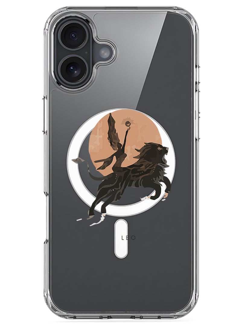 Theodor Magnetic Case for Apple iPhone 17 Compatible with MagSafe Wireless Charging, Shockproof Phone Bumper Cover - Leo-01 - Image 1