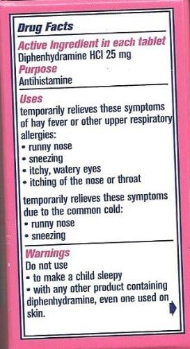 ASSURED Allergy Antihistamine Medicine Diphenhydramine 25 mg  72 tablets - Image 2