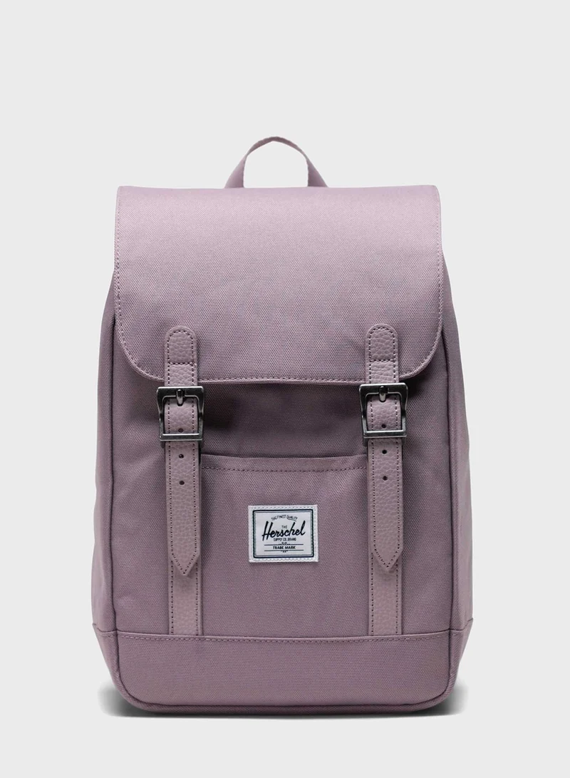Herschel Logo Detail Zip Over Backpack