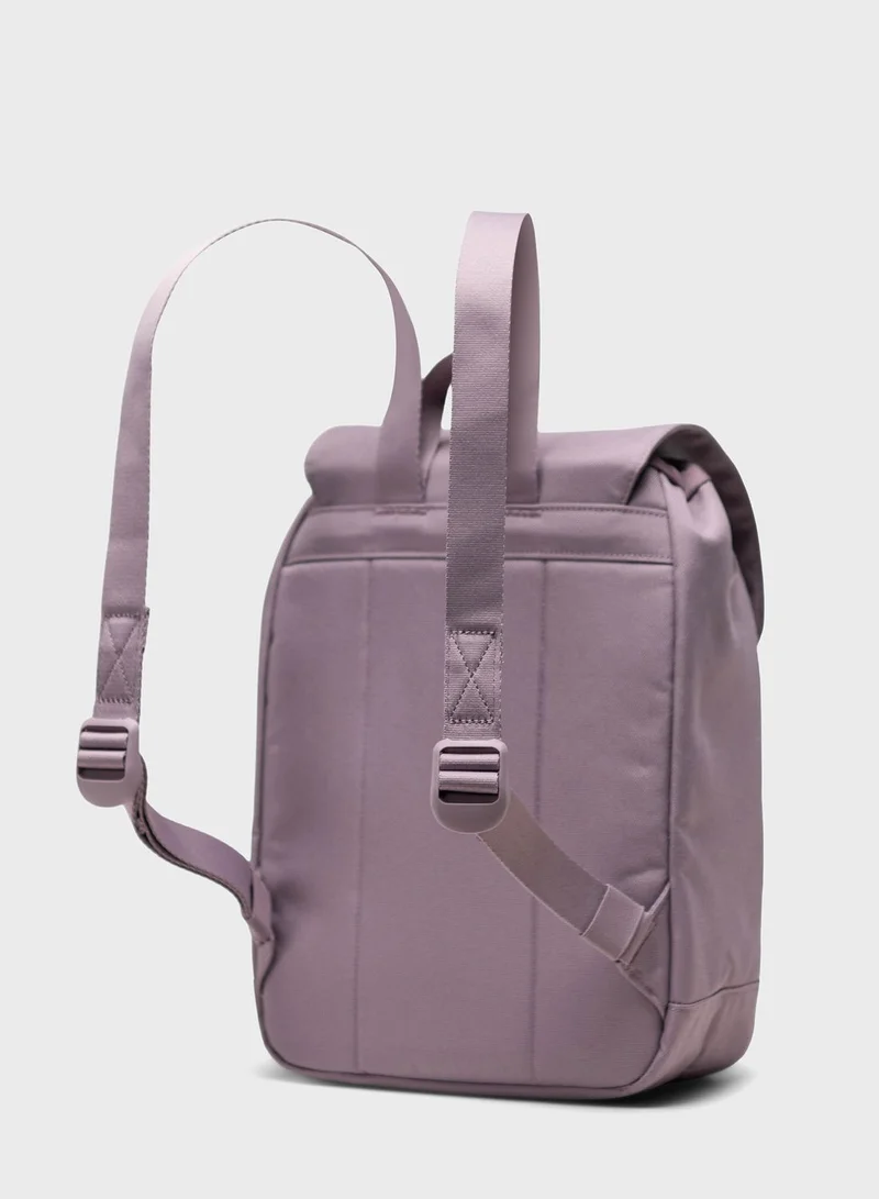 Herschel Logo Detail Zip Over Backpack