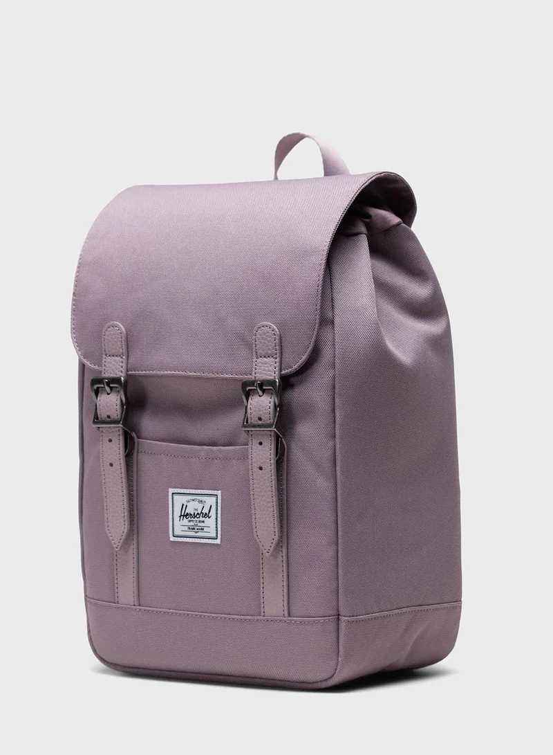 Herschel Logo Detail Zip Over Backpack