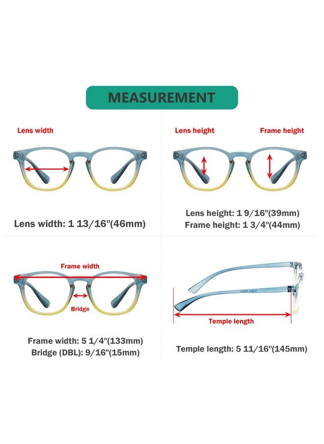 Eyekepper - 5 Pack Fashion Readers Womens Reading Glasses (One For Each Color 2.50) - Image 1