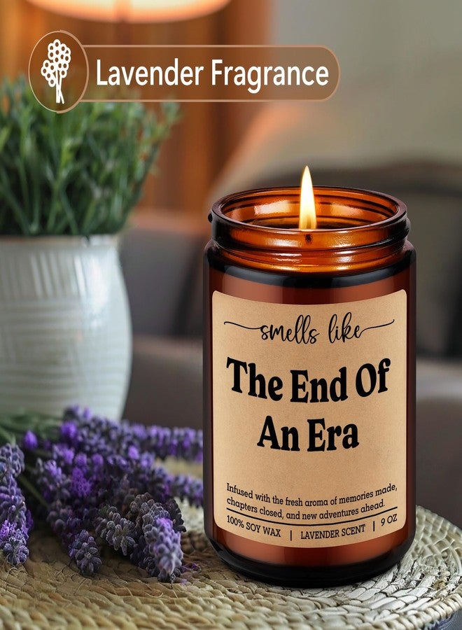 LEADO Ending Era Candle - Farewell, Retirement Gifts for Women, Men, Colleagues - Coworker Leaving, Goodbye, Farewell Gifts for Coworkers - Funny Graduation, Going Away, Moving Away Ideas for Friends - Image 2