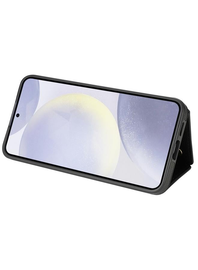 S-TOP Case For Samsung Galaxy A54 5G Three Fold Card Bag Phone Case with Long Lanyard - Image 5