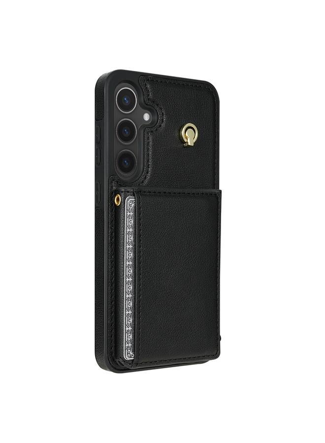 S-TOP Case For Samsung Galaxy A54 5G Three Fold Card Bag Phone Case with Long Lanyard - Image 3