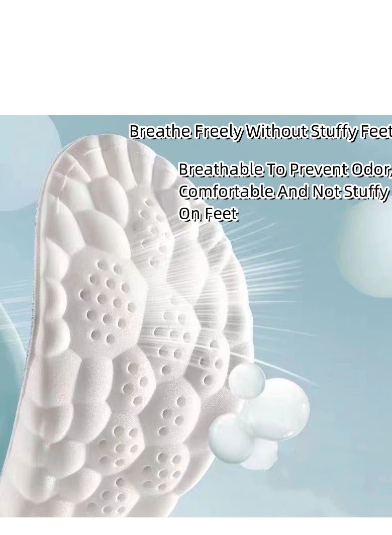 كيو زد [قابل للقطع] نعل داخلي رياضي مبطن بالكامل مضاد للرائحة، ماص للعرق، مسامي، عالي المرونة ممتص للصدمات ومضاد للألم - Image 4