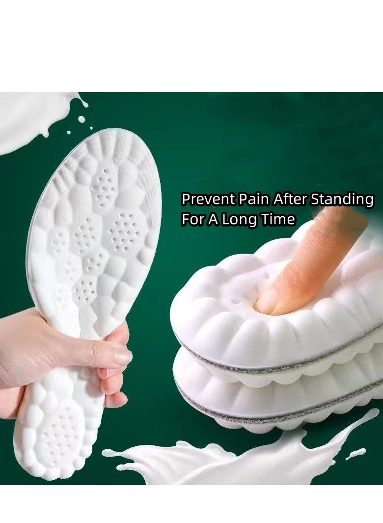 كيو زد [قابل للقطع] نعل داخلي رياضي مبطن بالكامل مضاد للرائحة، ماص للعرق، مسامي، عالي المرونة ممتص للصدمات ومضاد للألم - Image 1