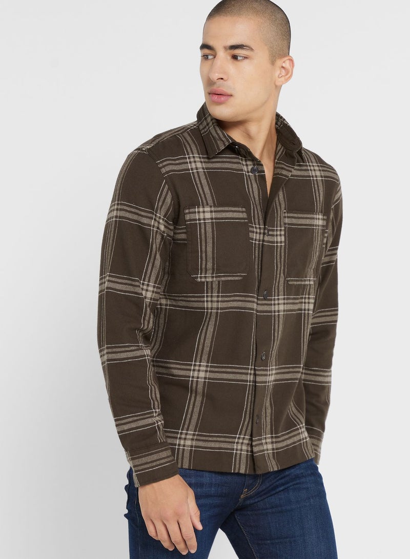 JACK & JONES Checked Regular Fit Shirt - Image 1
