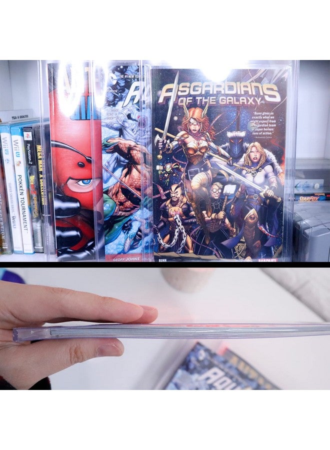 EVORETRO Comic Book Toploader Fits Current, Regular, Silver Age Comics 0.5CM & Below 0.19 Inches Thick - Hard Comic Book Case - Comic Book Display, Arcive Grade Comic Book Storage 7.25 x 10.75 inches - Image 4