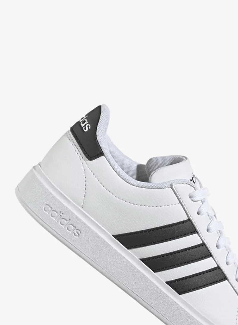 Adidas FTWWHT/CBLACK/CBLACK Grand Court 2.0 Shoes for Women | Best Price UAE