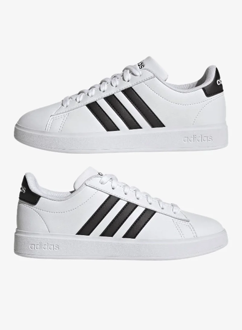Adidas FTWWHT/CBLACK/CBLACK Grand Court 2.0 Shoes for Women | Best Price UAE