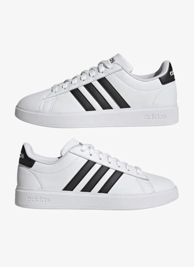 Adidas FTWWHT/CBLACK/CBLACK Grand Court 2.0 Shoes for Women | Best Price UAE