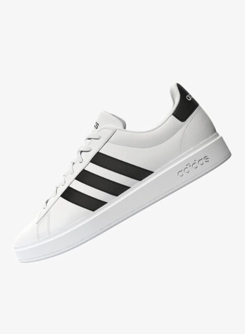 Adidas FTWWHT/CBLACK/CBLACK Grand Court 2.0 Shoes for Women | Best Price UAE