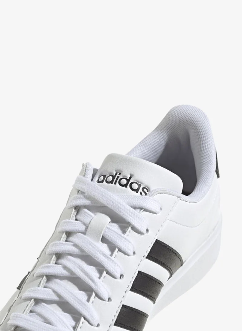 Adidas FTWWHT/CBLACK/CBLACK Grand Court 2.0 Shoes for Women | Best Price UAE