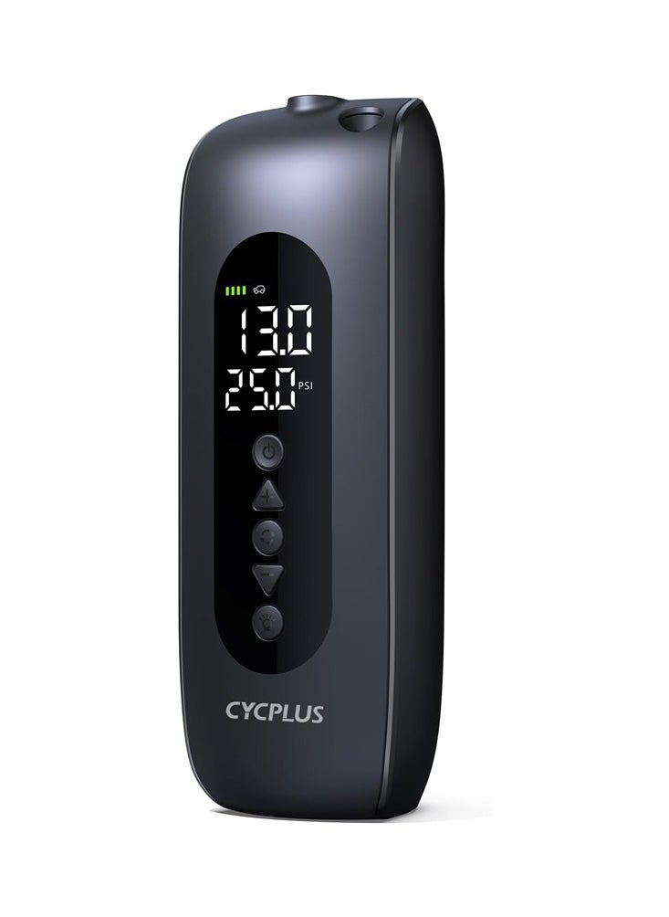 CYCPLUS CYCPLUS AL2 Tire Inflator, Portable Cordless Air Compressor 150PSI with Dual Power Build in Battery or 12V Car cord, 2X Fast Inflation for Cars, Bikes, Motorcycle Tires and Balls  - Image 1
