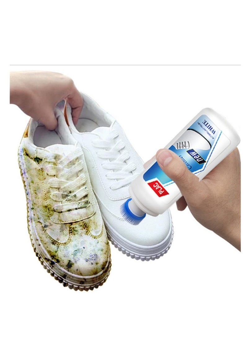 plac White Shoe Cleaner Foam Shoe Cleaner Comes with Brush Head 100 ml  - Image 4