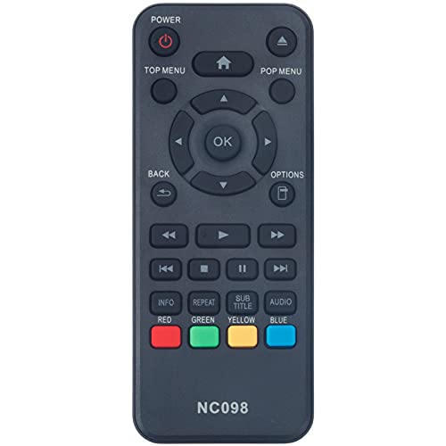 WINFLIKE NC098 NC098UL Replacement Remote Control fit for Philips Blu-Ray Disc DVD Player BDP1502 BDP1502/F7 BDP1502 F7 - Image 4