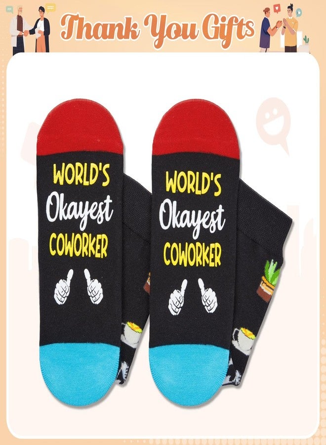Happy Pop HAPPYPOP Coworker Gifts - Funny Socks for Women & Men, Office Gifts with Card for Women Men - Image 4